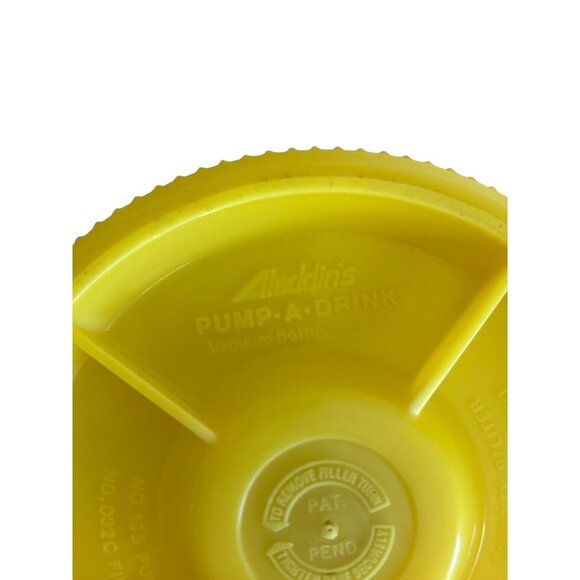 VTG Aladdin Pump-A-Drink Thermos 1 Qt Picnic Dispenser 1970s Water Cooler Summer - Picture 5 of 5